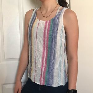 Multi-colored Mossimo Tank Top (Size M)